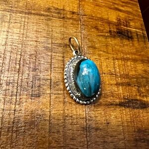 Blue&Silver Stone Pendant